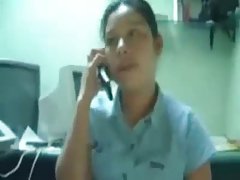 Girl 구려의 시기 동안 전화