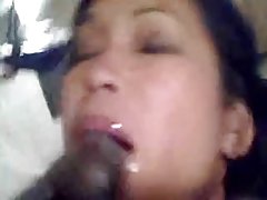 아시아 복종하는 것 디스크와 불 black