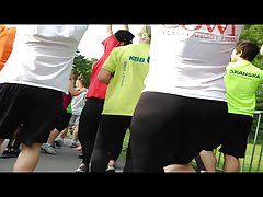 조깅 십 대는 최고의 엉덩이 pt 2