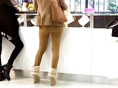 쇼핑 하는 뱃사공 꽉 엉덩이