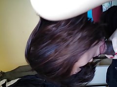 아시아 소녀 짜증을 검 dick