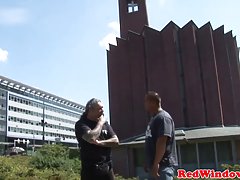 네덜란드 십 대 매춘부 받는 더러운 얼굴