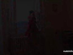 화려한 프랑스 아가씨 깊은 analized 및 본문에 추가