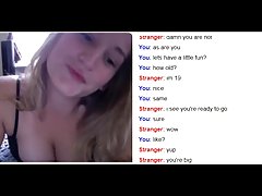 omegle에 19yo 금발 가슴