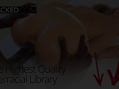 먼저 서쪽 작은 소녀 스카이 기 interracial