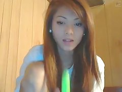 귀여운 아시아 chick