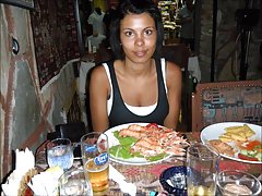 웹캠에 두 여자 친구