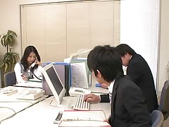 사토미 스즈키-꽤 일본 사무실 소녀